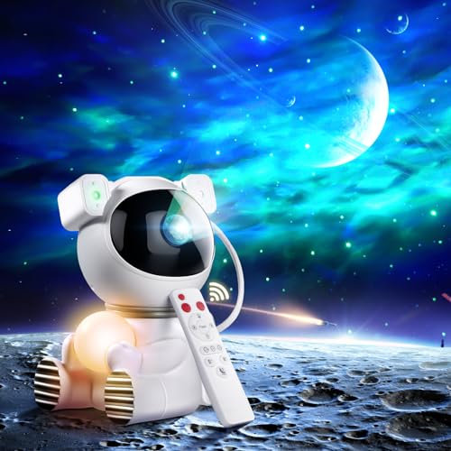 Northern Galaxy Light Aurora Projector with 33 Light Effects, Night Lights, LED Star Projector for Bedroom, Nebula Lamp, Remote Control, White Noises, Bluetooth Speaker for