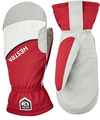 Hestra XC Tracker Mitt, Waterproof, Windproof Cross Country Ski Mitten for Winter Sports & Nordic Training - Red - 9
