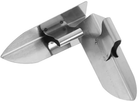 SHINEOFI Paleta Para Paneles De Yeso 2 Unidades Paleta De Esquina De Acero Inoxidable Para Paredes Interiores Y Exteriores Ergonómica Para Un Acabado Preciso Y Enlucido