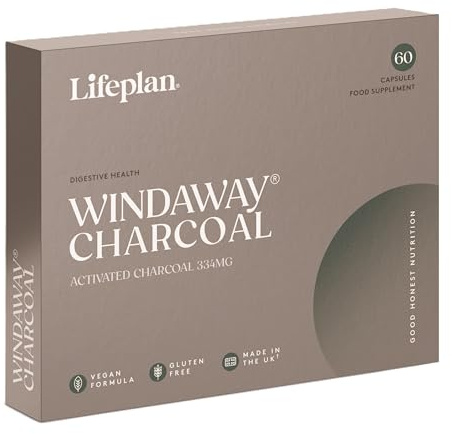 LIFEPLAN WindAway® Charcoal Supplement - 60 Capsules - 81.66 Grams