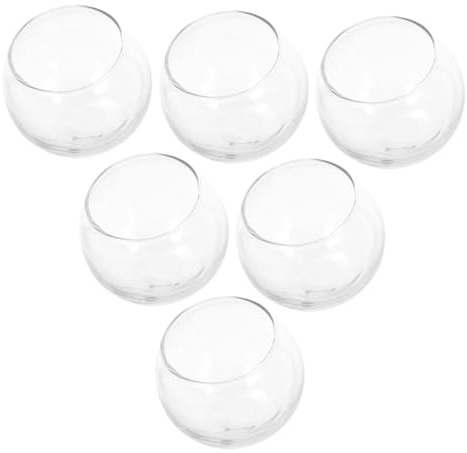 Set 6 Barattoli Portacandele in Vetro 100ml per Candele Fai da | Decorativi da Tavolo, per Casa e Cucina, Atmosfera Rilassante, Vasetti per Candele Profumate