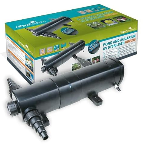 allpondsolutions 18w UV Light Steriliser for Pond & Aquarium - CUV-218 Fish Tank & Pond Clarifier - Helps Remove Algae and Greenwater