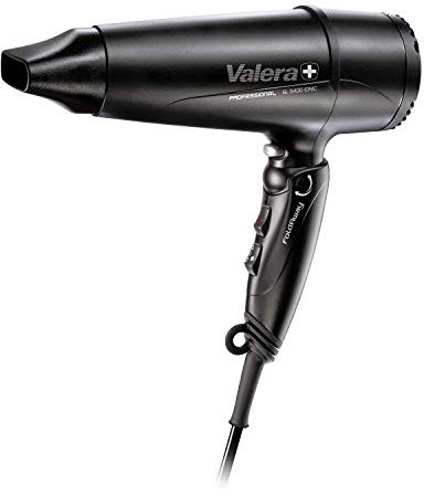 Valera, Swiss Light Fold-Away 5400, professioneller Haartrockner, Föhn mit Klappgriff, Motor DC Long-Life, 3 Temperaturstufen, Ionen-Generator, Super-Flex-Kabel, 2000 W, schwarz