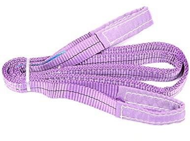 Hebegurt 1000 kg Tragkraft - 1 m Hebeband mit verstärkter Endschlaufe | Hochfeste Hebeschlinge aus 2-lagigem Polyester - Sicherheitsfaktor 7:1 - 30 mm Gurtbreite - DIN EN 1492-2 konform