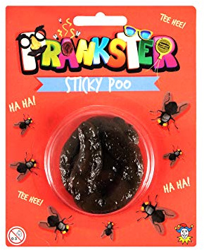 2xsoft & collant CAOUTCHOUC réaliste Faux Dog Poo déchets Crotte Farce excrément blague humour Nouveauté