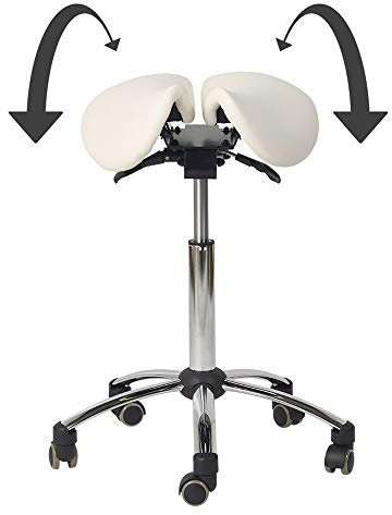 Teqler Sattelhocker weiß