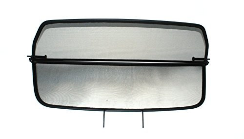 GermanTuningParts Déflecteur de Vent pour BMW 6 E64 (2004-2010) - Pliable - avec Fermeture Rapide - Noir | Filet Anti-Remous Coupe | Déflecteur d'air