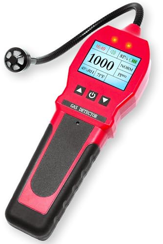 Gas Leak Detector by Forensics | 0-10,000ppm | Natural Gas, Propane, Methane & Combustibles | Super Fast 1 Second Response
