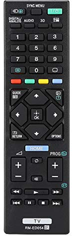 Tihebeyan TV Remote Control Replacement for Sony TV RM ED054, No Set up Required Universal Remote Control Compatible with Sony TV HDTV LCD LED Smart TV