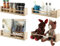 EasyPAG - Scaffale da parete versatile in legno, ideale come decorazione per casa e ufficio, per foto e riviste, spezie, confezione da 4, colore: naturale
