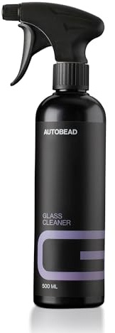 Autobead Glass Cleaner 500ml – Car Window & Mirror Cleaner Spray | Streak-Free, Hydrophobic, Safe on Tinted Glass & Chrome
