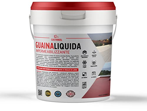 GUAINA LIQUIDA IMPERMEABILIZZANTE 5-20KG (5KG, GRIGIO)