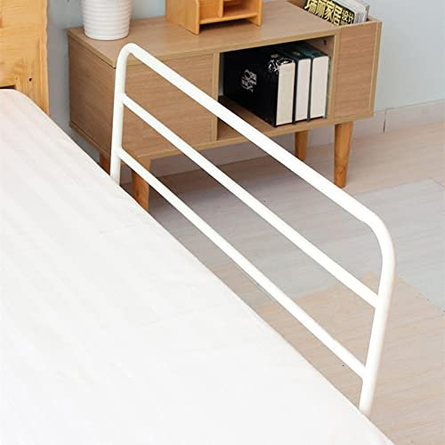 LAIDEPA Bettgitter Für Ältere Menschen, Geeignet Für Ältere Schwangere Und Behinderte Assist Griff Bettgeländer, Metallgriffstoßstange Für Die Häusliche Pflege Im Krankenhaus,Weiß,90x32cm