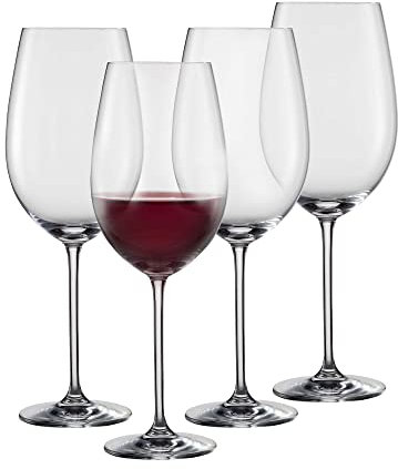 SCHOTT ZWIESEL copas de vino tinto Vinos (juego de 4), elegantes copas de vino tinto, copas de cristal Tritan aptas para lavavajillas, Fabricadas en Alemania (art. nº. 130009)