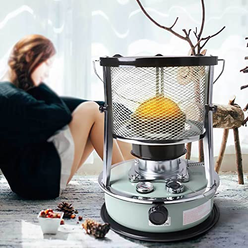 HFDASUENT Portable Petroleum Stove for Indoors,Petroleumofen für Innenräume Ohne Strom Petroleumheizung,360° Ring Heizung für Mobile Heizung für Terrassenheizung Wintergarten Zeltheizung Barbecue