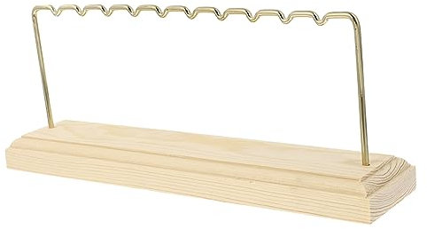 Veemoon Minimalistischer Ohrringe-organizer Aus Holz Schmuckständer Zur Aufbewahrung Stilvolles Ohrringe-display Für Ihre Wohnräume Robuste Halterung Praktische Schmuckaufbewahrung Für