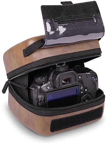 USA Gear Étui Rigide pour Appareil Photo Reflex numérique avec Protection moulée en EVA, Ouverture Rapide, intérieur rembourré et poignée recouverte de Caoutchouc