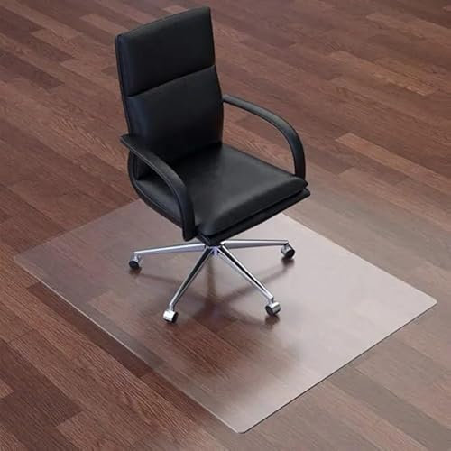 Generic Bodenschutzmatte für Bürostühle - 100X120 cm - Transparent PVC, 1,5 mm Dick, rutschfest - Unterlegmatte, Schutzmatte für Laminat, Parkett, Hartböden, PVC-CHAIRMAT-100, PVC-CHAIRMAT-100