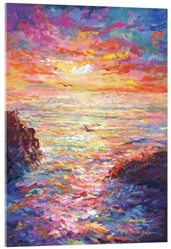 Posterlounge Farbenfrohes Meer Acrylglasbild