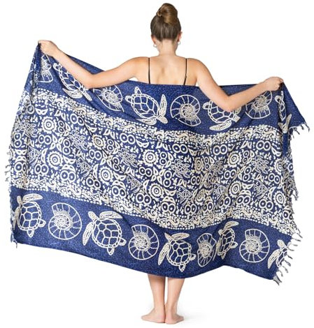 PANASIAM Sarong ATLANTIC, dark blue, L