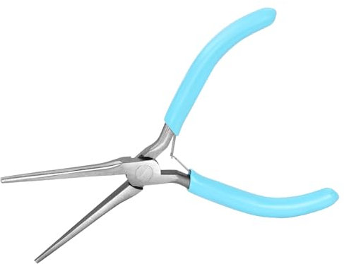 Long Nose Pliers - 4.5 Inch Mini Pliers with Comfort Grip for Jewelry Making, Bending Wire, Clamping