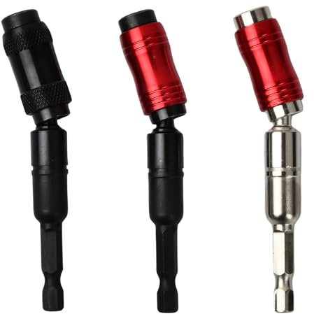 3 Pezzi Portainserti Porta-punte Magnetico Girevole, Supporto Magnetico per Punte Portainserti Magnetico Punta per Cacciavite Magnetico Portainserti per Trapano Avvitatore