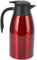 Brocca Isolata, Brocca Portatile in Acciaio Inossidabile da 2 Litri con Coperchio Caraffa per caffè Isolata Dispenser Sottovuoto Isolante per Caffè per Acqua Calda Latte Caffè Tè
