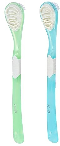 GANAZONO 2pezzi Raschietto Per Lingua in Plastica Da Raschietto Per Lingua Per Adulti Accessori Per Per Salute Orale Rimuovere Residui Tossici Dalla