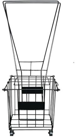 Ronyme Canasta de Pelota de Tenis de Tenis Ball Ball with Wheels Recipiente de recolección de Organizador Ligero para Suministros de Corte de Gimnasia de