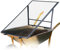 Novatool Tamis de sol pour brouette, 100 x 50 cm, en acier revêtu par pulvérisation, grille de transfert pour terre, sable, compost, tamis de jardin, tamis en métal, tamis de terre, tamis à compost de