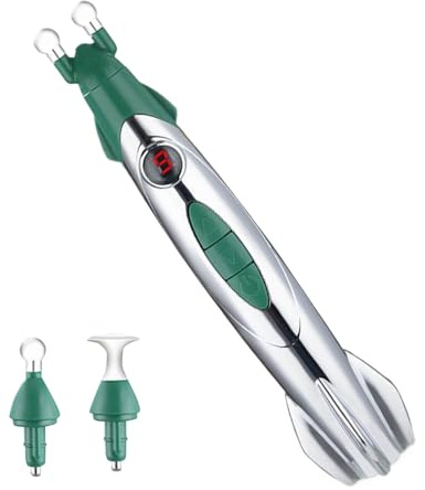 Massaggiatore Elettrico a Forma di Penna Massaggiatore Muscolare Elettrico | Strumento Per Massaggio Meridiani per Collo, Schiena, Gambe, Vita, Appassionati di Fitness e