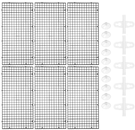 JTKSSCS Fish Tank Divider Fish Tank Partition Set Aquarium Isolation Panel Heater Mixed Breeding Tray Plastic Divider Separator Egg Hatching Grid
