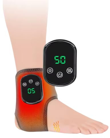 Lucavel 3-in-1 Lucavel Massagegerät Elektrisches Fußmassagegerät mit 3 Massageprogrammen, 5 Wärmeeinstellungen und tragbarem Design. Wiederaufladbares Massagegerät