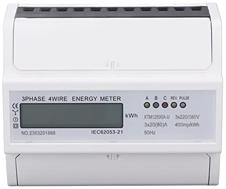 Compteur électrique à affichage numérique LCD, moniteur de puissance pour la maison et le bureau