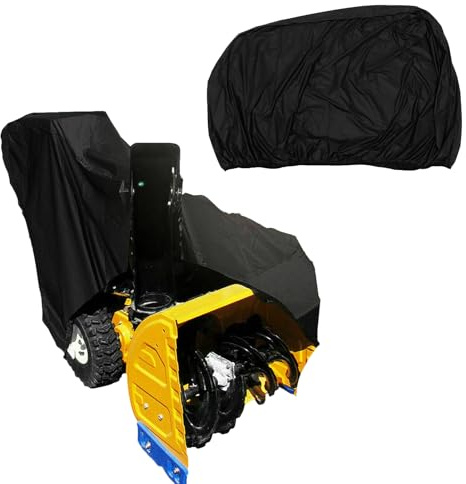 Tuxuseo Fundas para Quitanieves Impermeables Exterior,Cubierta para Máquina de Nieve Exterior en Tela 210D,Protección UV Impermeable Almacenamiento para Entrada Cobertizo Jardín Invierno Primavera -