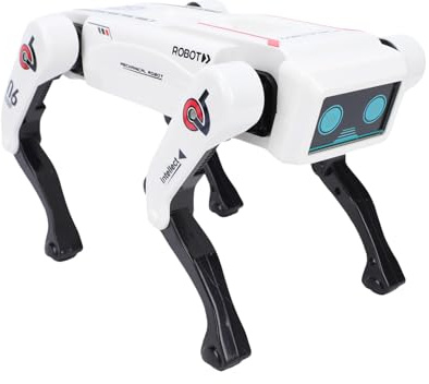 Fockety Roboterhund, Sprachsteuerung, 30 Aktionen, App-programmierbar, ferngesteuertes Roboterhund Spielzeug, sicheres und Robustes Design, wiederaufladbarer interaktiver für Kinder