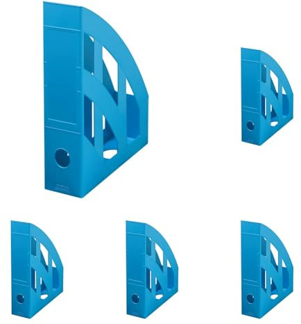 Herlitz Stehsammler A4-C4 Classic Herlitz Recycling Blauer Engel intensiv blau (Packung mit 5)