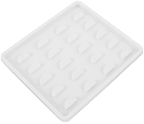 Toyvian Caja de Pestañas Postizas Bandeja para Pestañas Postizas Plástico Blanco para Uso Individual