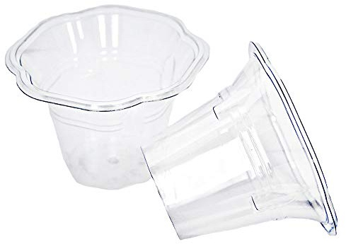 PZ 200 coupelles de plastique moyennes CC 170 pour yaourt Crème glacée Granite et Macédoine Coupelle à glace