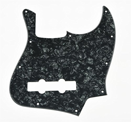 KAISH, battipenna per basso Jazz J Bass a 4 corde, stile USA/Messico, perla nera