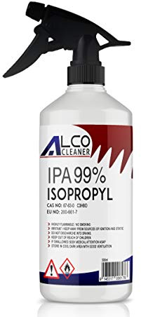 IPA ISOPROPYL Alcohol ISOPROPANOL 500ML 99.9% Pure Multipurpose Trigger Spray
