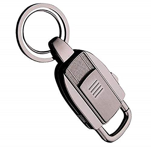 iwobi Porte Clef Briquet, Portable Briquet USB Rechargeable pour Cigarette,Bougie