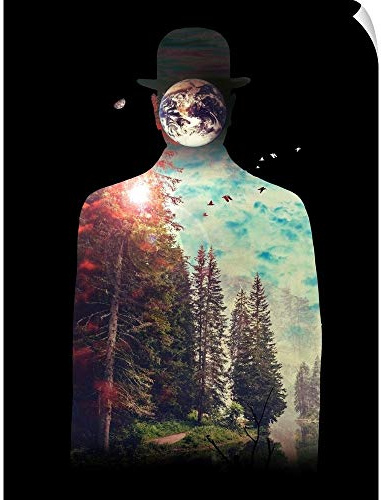 CANVAS ON DEMAND Intrinsic Elements Wall Decal, Forest Artwork