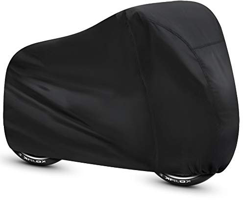 ALBOYI Bicycle Cover 190T Outdoor Waterproof Bike Cover Anti Dust UV Rain Cover for Mountain Road Electric Bike（Black）