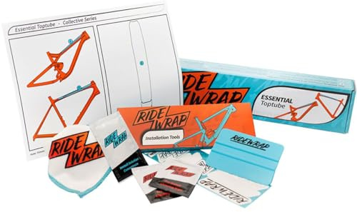 RideWrap Essential Toptube Kit Gloss Clear - RW-EC-RT-G1-905