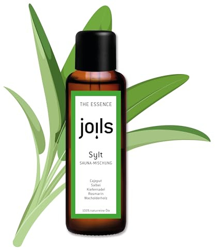 JOILS® Saunaaufguss SYLT, 100ml, 100% naturreines Öl für Ihre Sauna, ätherisches BIO-Saunaöl vom Familienbetrieb aus dem Schwarzwald