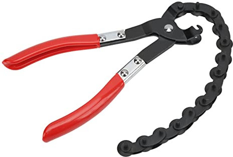 Kettenschneiderzange, 14-Rad-Auspuffrohr-Endrohrschneider-Kettentyp Universal-Autoreparaturwerkzeug für PVC-Kupferrohr