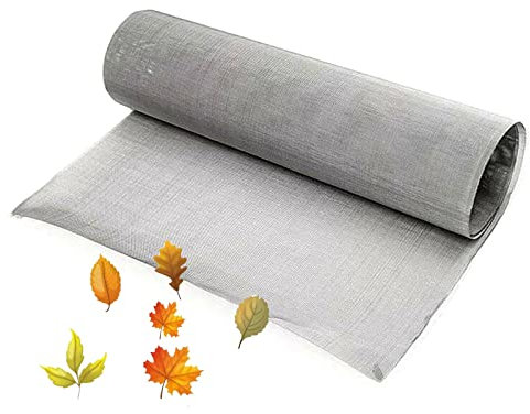 RUCRAK Woven Wire Mesh 304 Edelstahl Drahtgewebe,60 Mesh Drahtgitter feinmaschig Wühlmausgitter Volierendraht Metallgitter Feinmaschig Drahtgeflecht Maulwurfgitter Schutzgitter (Size : 1x4m)