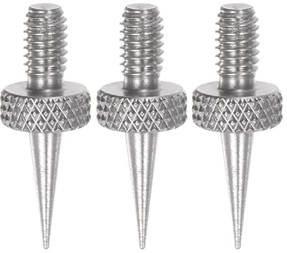 sourcing map 3pcs Aiguille points Contact points R0.15 M2.5 303 Acier Inox | Fil 7mm, Longueur, points Tête, pour Compositeur Numérique Indicateurs Profondeur Gauge