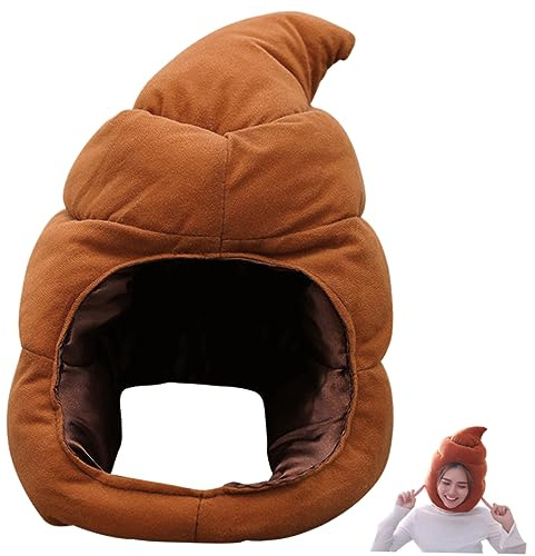 Didiseaon Carnival Poop Hat Party Decorative Head Cover Cosplay Hat for Adults Boys and Girls